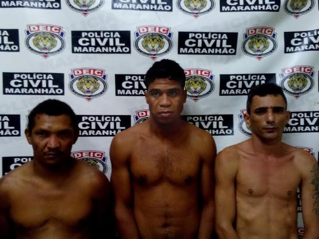 Polícia prende três suspeitos de assaltar bancos no interior do MA (Foto: Reprodução/Seic)