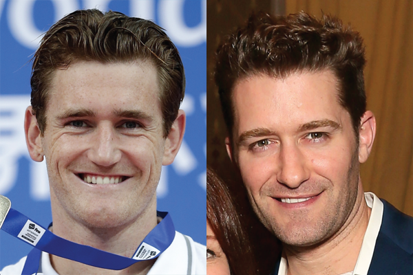 Cameron van der Burgh e Matthew Morrison (Foto: Divulgação)