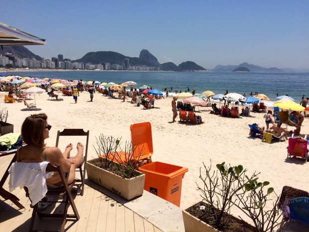 PrevisÃ£o diz que mÃ­nima nÃ£o ultrapassa 21Â°C e mÃ¡xima pode chegar a 38Â°C. (Foto: LÃ­via Torres / G1)