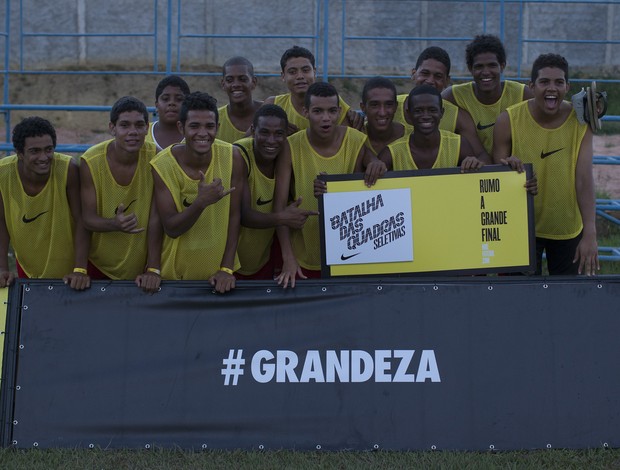 Galácticos FC pouco depois de vencerem a seletiva baiana (Foto: Nike Futebol - Divulgação)