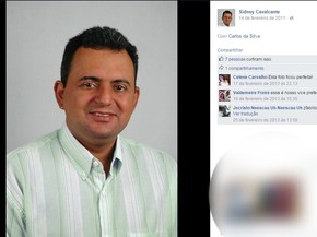 Sidney Cavalcante, vice-prefeito de Choró, é mantido refém em prédio da prefeitura (Foto: Reprodução/Facebook)