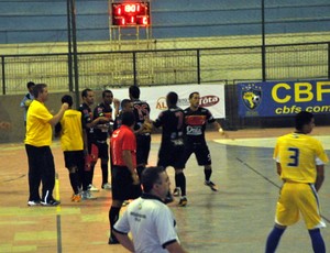 Cajuina e Constelação pela Taça Brasil de Futsal (Foto: CBFS)