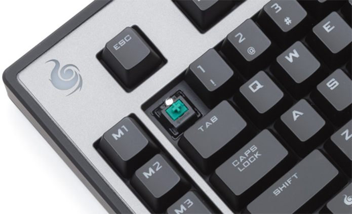 Switches são os mecanismos responsáveis por transmitir o seu comando para o controlador do teclado (Foto: Divulgação/CMStorm)