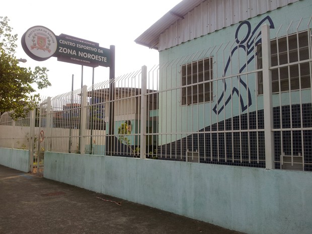 Centro Esportivo da Zona Noroeste, em Santos, SP (Foto: Ivair Vieira Jr/G1)