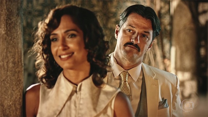 Carlos e Tereza armam plano para separar Miguel e Olívia (Foto: TV Globo) Carlos e Tereza armam plano para separar Miguel e Olívia (Foto: TV Globo)