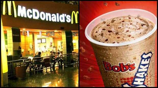 Bob's perde milk-shake de Ovomaltine para o McDonald's