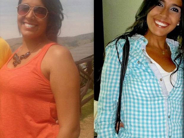 A mineira Thaísa Resende Rufino emagreceu quase 20 quilos em cinco meses com reeducação alimentar e caminhada (Foto: Arquivo pessoal/Thaísa Resende Rufino)