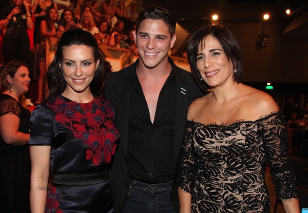 Cleo Pires, Rômulo Neto e Gloria Pires (Foto: Claudio Andrade e Thyago Andrade/Foto Rio News)