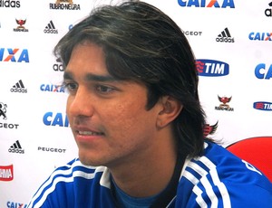 Marcelo Moreno entrevista Flamengo (Foto: Fabio Leme)