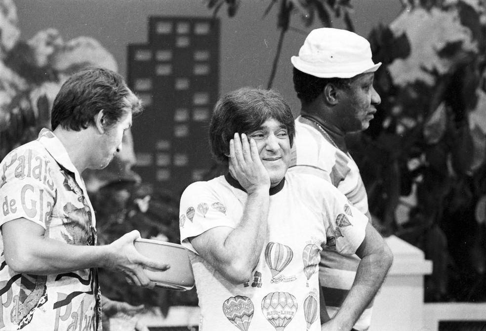 Dedé, Zacarias e Mussum, que ao lado de Didi formaram a formação clássica de 'Os Trapalhões' (Foto: Geraldo Modesto/TV Globo)