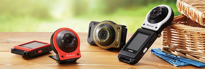 Action Cam, Exilim, da Casio tem um display destacável (Foto: Divulgação/Casio) Action Cam, Exilim, da Casio tem um display destacável (Foto: Divulgação/Casio)