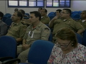 Reunião sobre segurança realizada em Petrolina (Foto: Reprodução/TV Grande Rio)