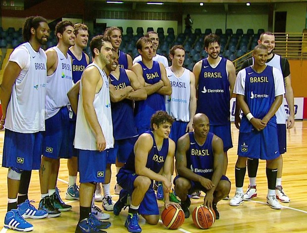 Seleção Brasileira de Basquete (Foto: Reprodução / EPTV)