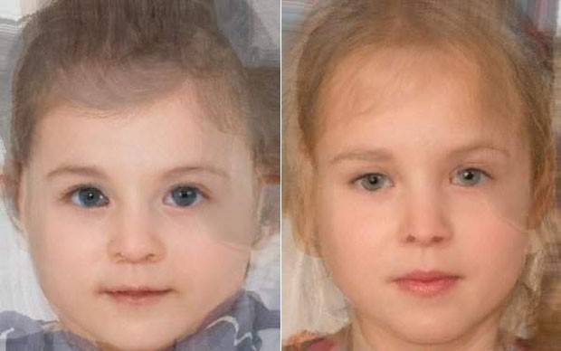 Aplicativo mostra como poderá ser o novo bebê do casal William e Kate, nas versões menino (esquerda) e menina (direita) (Foto: Reprodução/Morphy Thing) Aplicativo mostra como poderá ser o novo bebê do casal William e Kate, nas versões menino (esquerda) e menina (direita) (Foto: Reprodução/Morphy Thing)