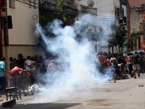 Ação da Polícia Civil termina em prisões e tumulto na Cracolândia. (Foto: JF Diorio/Estadão Conteúdo)