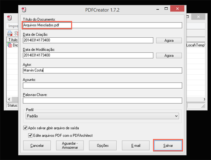 Como Juntar Dois Arquivos No PDF Creator Dicas E Tutoriais TechTudo