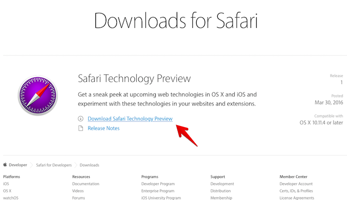 safari technology preview 120