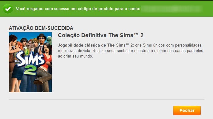 The Sims 2 Collection: veja como resgatar o jogo de graça no Origin (Foto: Reprodução/Tais Carvalho)