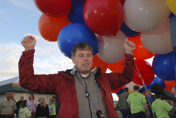 O balonista americano Kent Couch (Foto: AP)