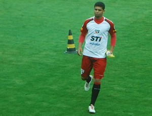 Denilson treino São Paulo (Foto: Marcos Guerra / Globoesporte.com)