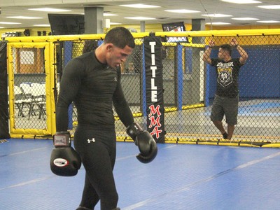 Treino UFC Anthony Pettis (Foto: Evelyn Rodrigues)