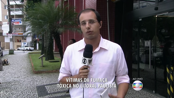 Rodrigo Nardelli fala sobre as vítimas da fumaça tóxica (Foto: Reprodução/TV Tribuna)