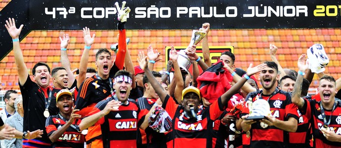 Flamengo - comemoração - campeão - Copinha (Foto: Marcos Ribolli)