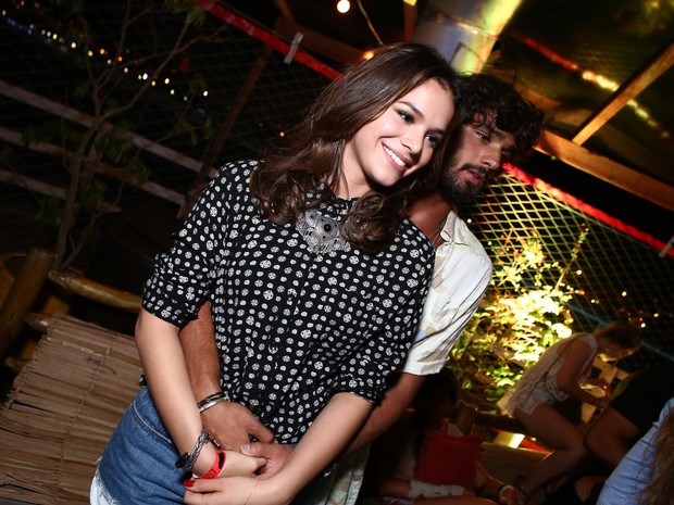 Bruna Marquezine e Marlon Teixeira em festa na Zona Sul do Rio (Foto: Raphael Mesquita/ Divulgação)
