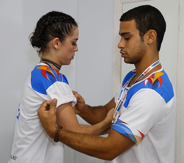 Sophia Abrahão e Sérgio Malheiros (Foto: Vivian Fernandez/ Ed. Globo)