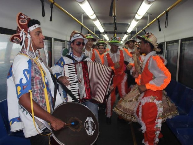 Festa no Metrô de Teresina (Foto: Divulgação/FMCMC)