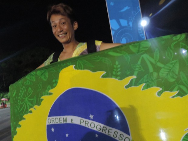 Japonês Kingo Matsubayasli disse que povo é 'muito amável' (Foto: Luna Markman / G1)