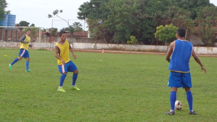 Fábio Bala em treino pelo Interporto (Foto: Vilma Nascimento/GloboEsporte.com)