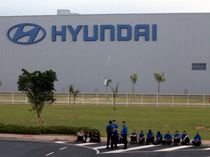 Funcionários da Hyundai entram em greve em fábrica de Piracicaba (Foto: Mateus Medeiros/Sindicato dos Metalúrgicos)