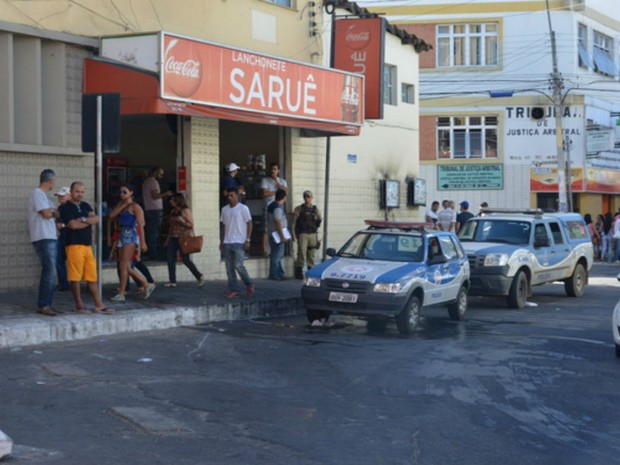 Dono de casa lotérica é morto a tiros em Vitória da Conquista (Foto: Anderson Oliveira | BLOG DO ANDERSON)