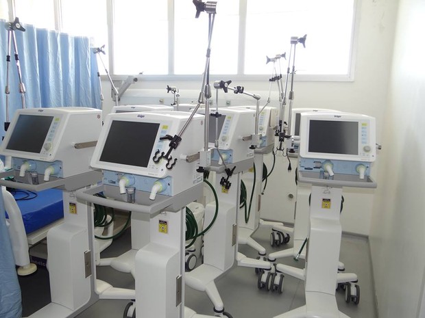 Parte dos equipamentos já estão instalados, segundo o Hospital Universitário (Foto: Ascom/Unimontes)