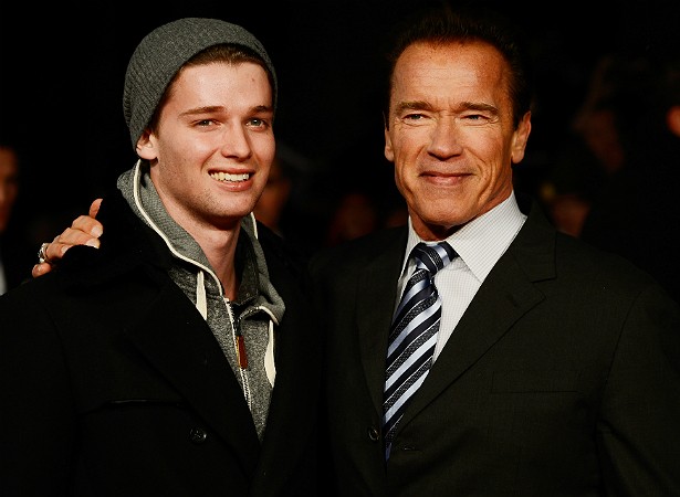 O modelo Patrick Schwarzenegger é filho, claro, do ator e ex-governador da Califórnia Arnold Schwarzenegger. O jovem está com 21 anos de idade. (Foto: Getty Images)