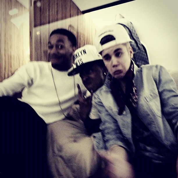 Justin Bieber se diverte com amigos (Foto: Instagram/Reprodução)