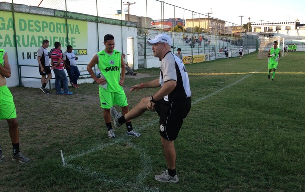 O preparador físico do time alvinegro Guilherme Bergamo (Foto: Vital Florêncio / GloboEsporte.com)