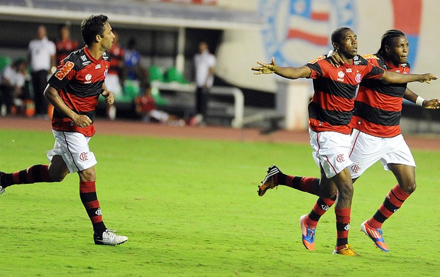 Renato Abreu, Gol Bahia x Flamengo (Foto: Alexandre Vidal / Fla Imagem)