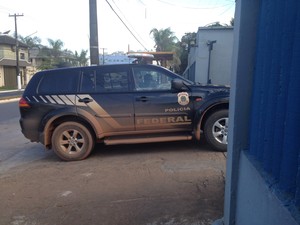 Polícia Federal cumpriu mais quatro mandados com a chegada do ex-senador à Rondônia (Foto: Mary Porfiro/G1)