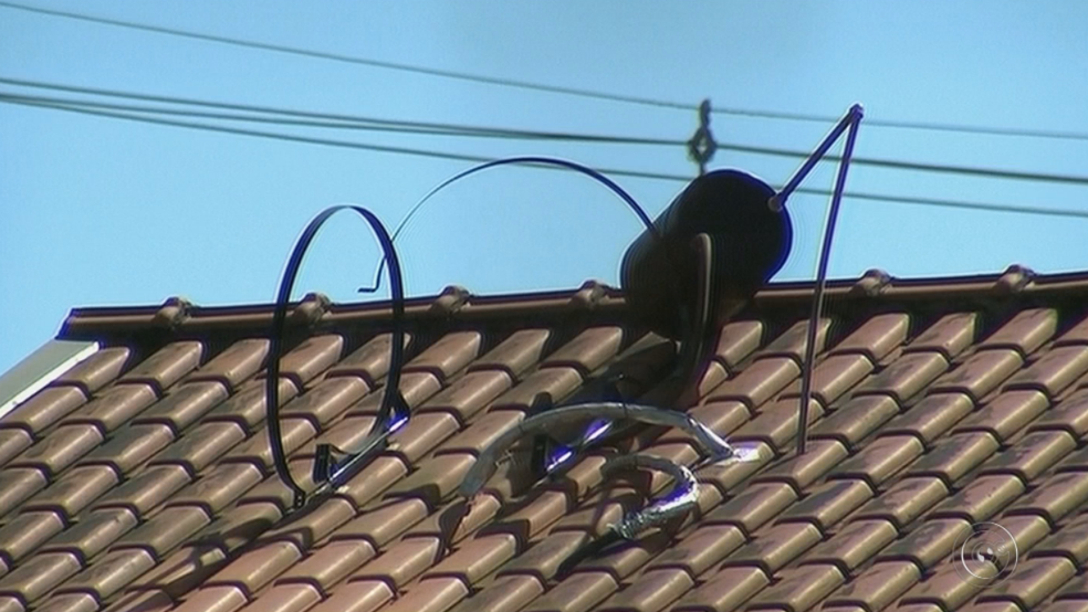 Polícia investiga furto no conjunto habitacional em Ourinhos (Foto: Reprodução/TV TEM)