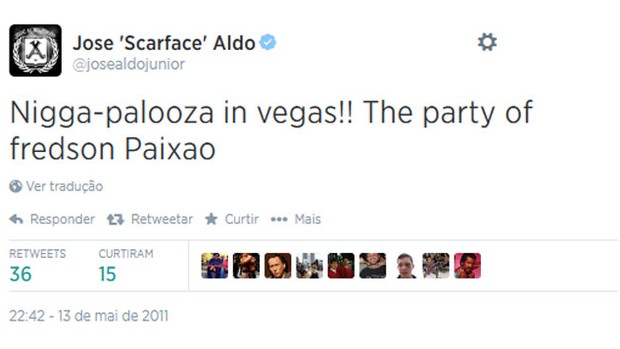 twitter José Aldo (Foto: Reprodução / Twitter)