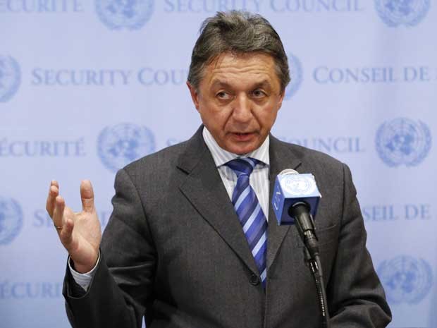 Yuriy Sergeyev, embaixador da Ucrânia na ONU. (Foto: Eduardo Munoz / Reuters)