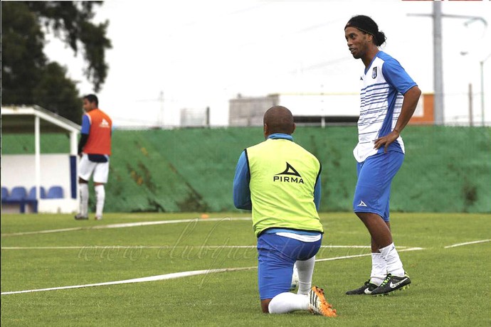 Ronaldinho, Treino Queretaro (Foto: Reprodução / Facebook )