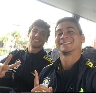 Rodrigo Caio e Ganso foram convocados pela Seleção (Foto: Reprodução / instagram)