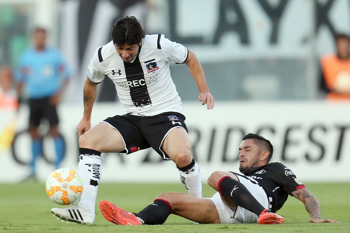 Jaime Valdés e Rodrigo Millar, Colo Colo x Atlas (Foto: EFE)