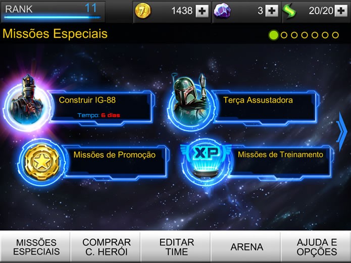 Star Wars: Assault Team oferece um pacote de missões especiais, com capítulos extras acrescentados de tempos em tempos pelos desenvolvedores do jogo (Foto: Reprodução/Daniel Ribeiro)
