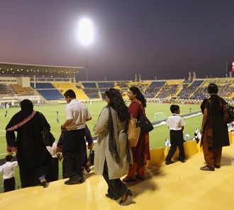 Torcida Estádio Al Gharafa (Foto: Getty Images)