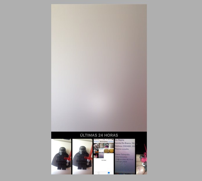 Instagram Stories permite publicar fotos registradas em até 24 horas (Foto: Reprodução/Felipe Vinha)