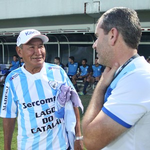 Londrina treino com xará em Manaus Claudio Tencati (Foto: Anderson Silva/Sejel)